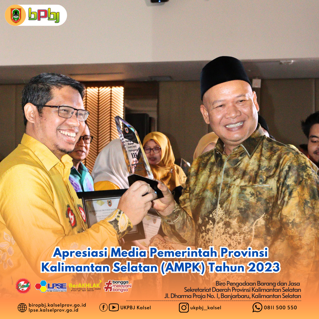 Apresiasi Media Pemerintah Provinsi Kalimantan Selatan AMPK 2023